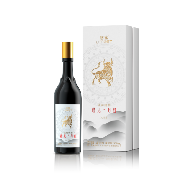 悠蜜藍莓精釀遇見·丹紅（水墨款）